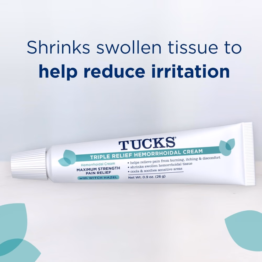 Tucks Triple Relief Hemorrhoidal Cream 26g 2