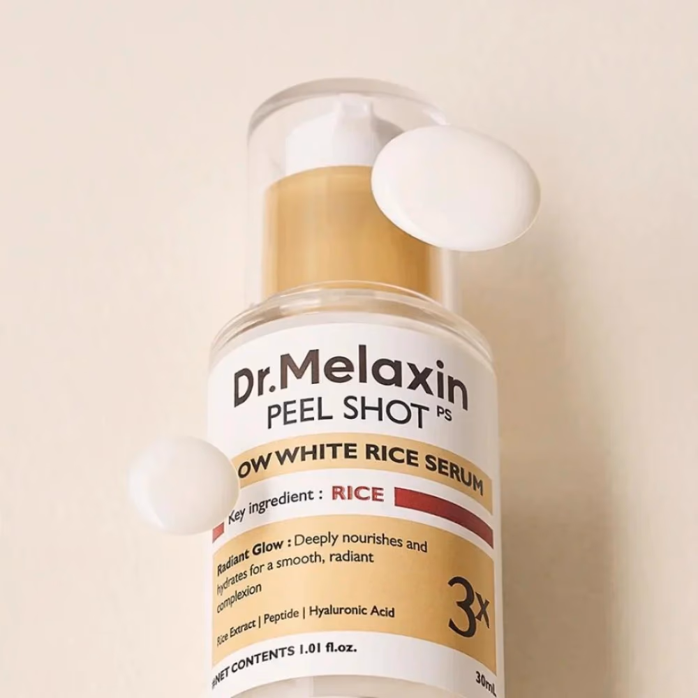 Dr. Melaxin Peel Shot Glow White Rice Serum 30ml 3