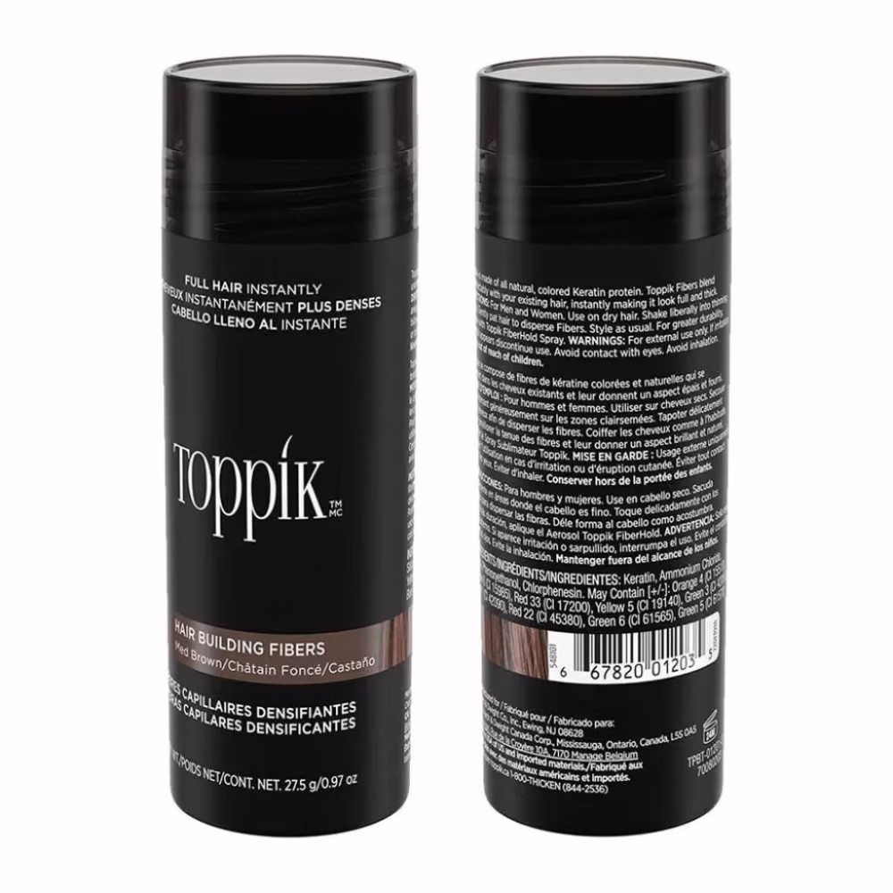 Toppik Hair Building Fibers Medium Brown 2