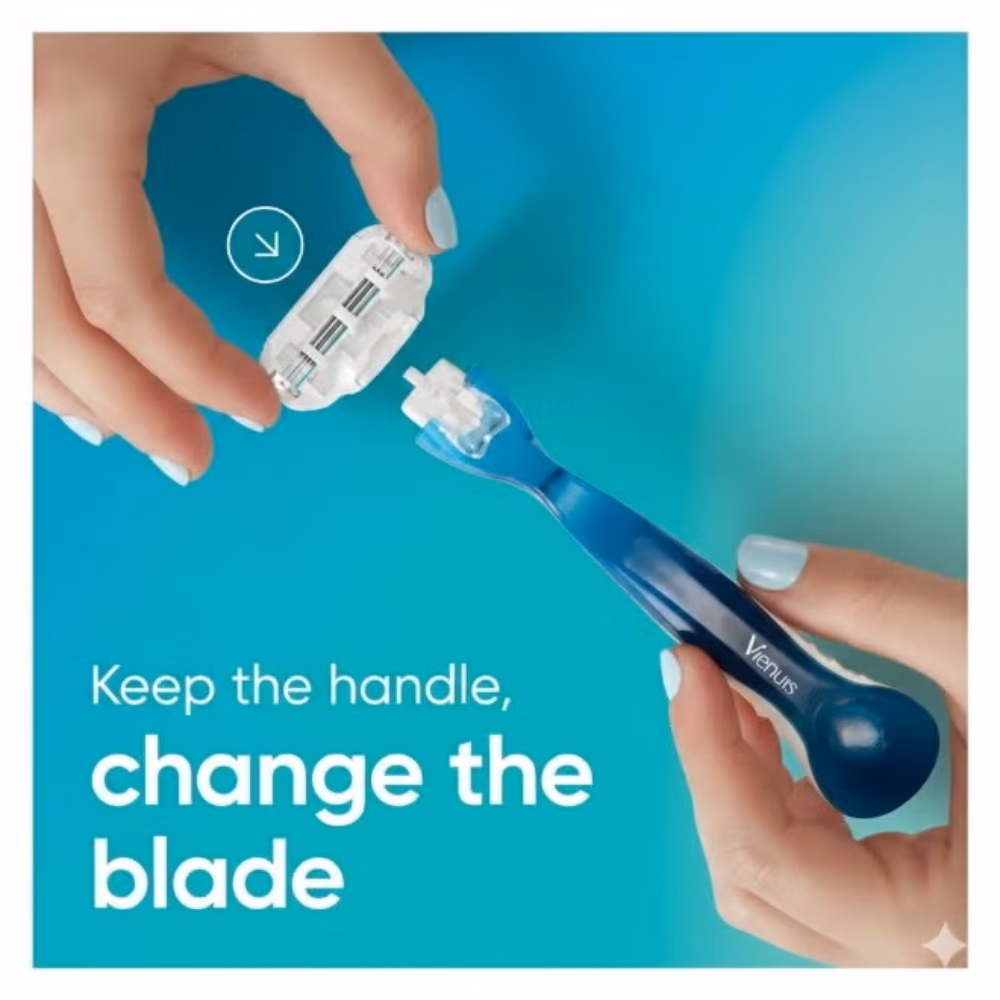 Gillette Venus Smooth Blade Refill 4 Pcs 3