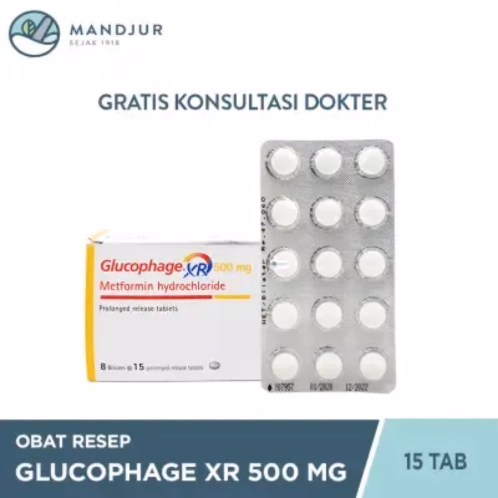 Glucophage XR 500mg Extended Release Tablet | Pack of 30 3