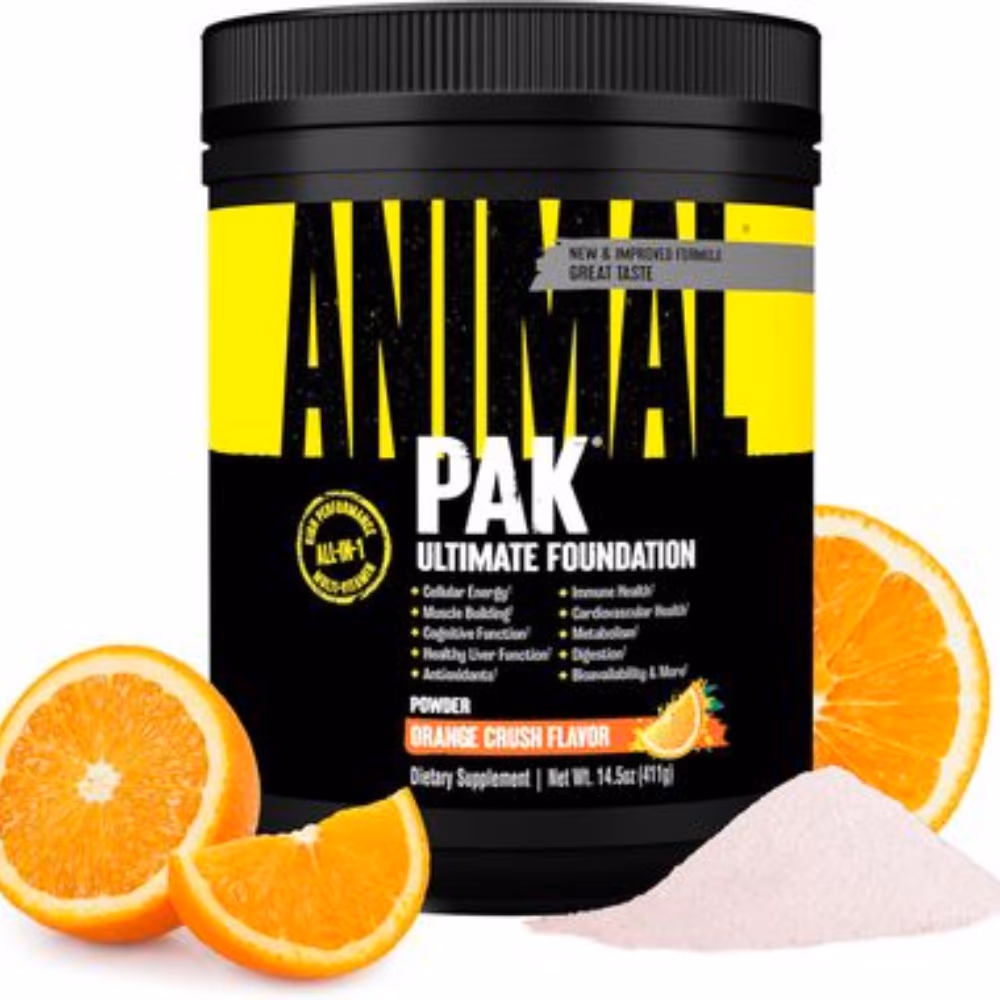 Universal Nutrition Animal Pak Powder Orange Flavor 388g 2