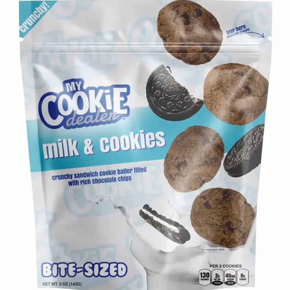 The My Cookie Dealer Protein Cookie Bite Sized Milk & Cookies 142g 3