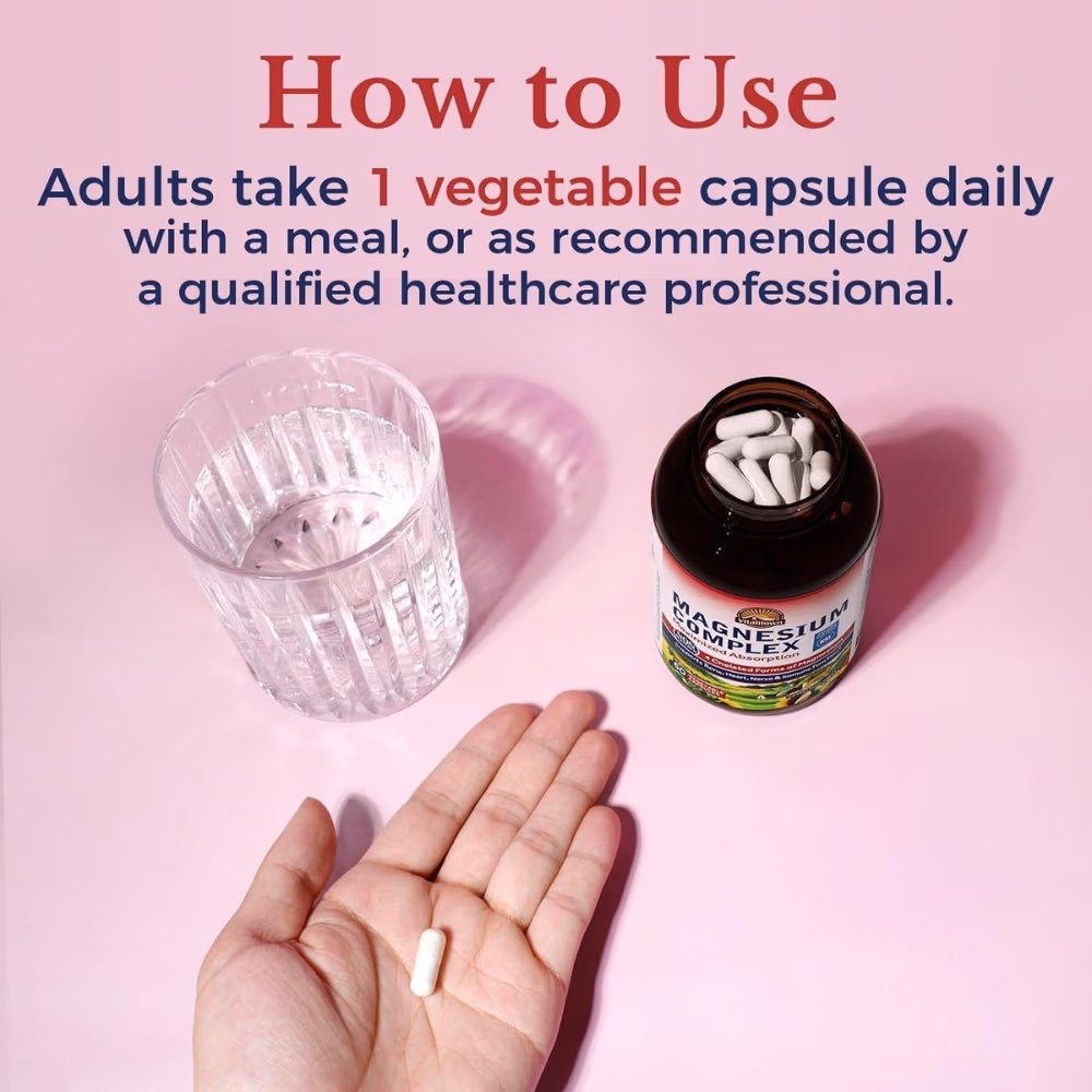 Vitalitown Magnesium Complex 120 Capsules  5