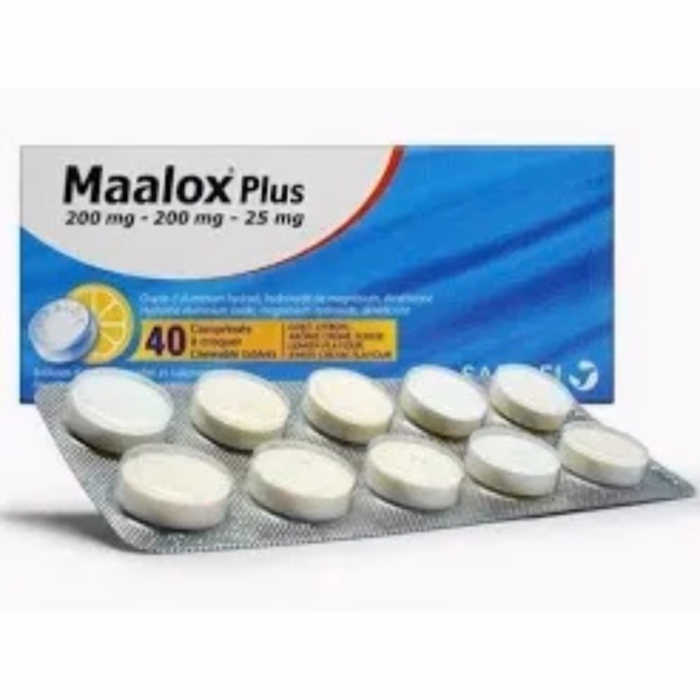 Maalox Plus 200mg - 40 Tablets 3