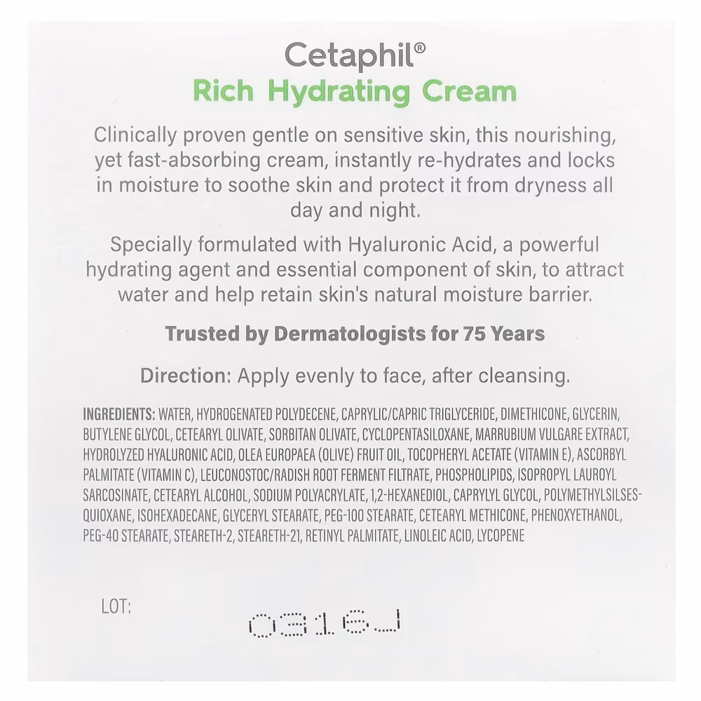 Cetaphil Rich Hydrating Night Cream 48gm 2