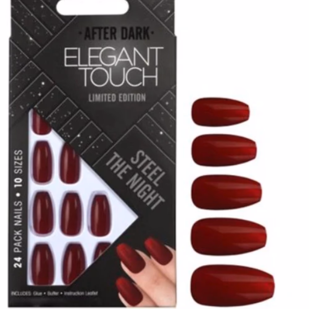 Elegant Touch Steel The Night Nails 24s 2