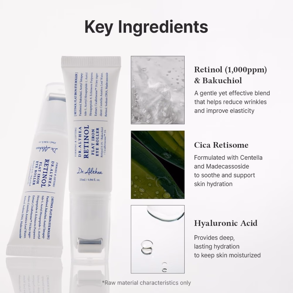 Dr Althea Retinol Flat Iron Eye Roller 25ml 4