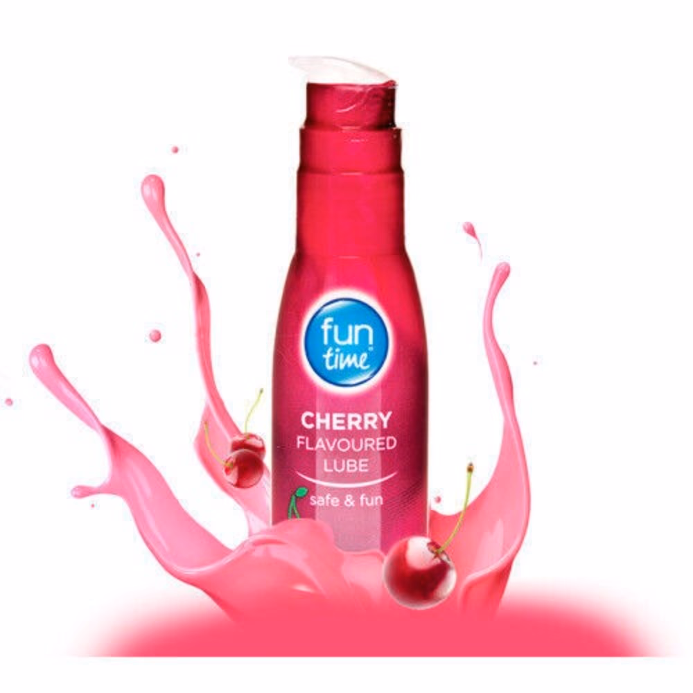 Fun Time Water Based Sensation Lubricant  Cherry 2