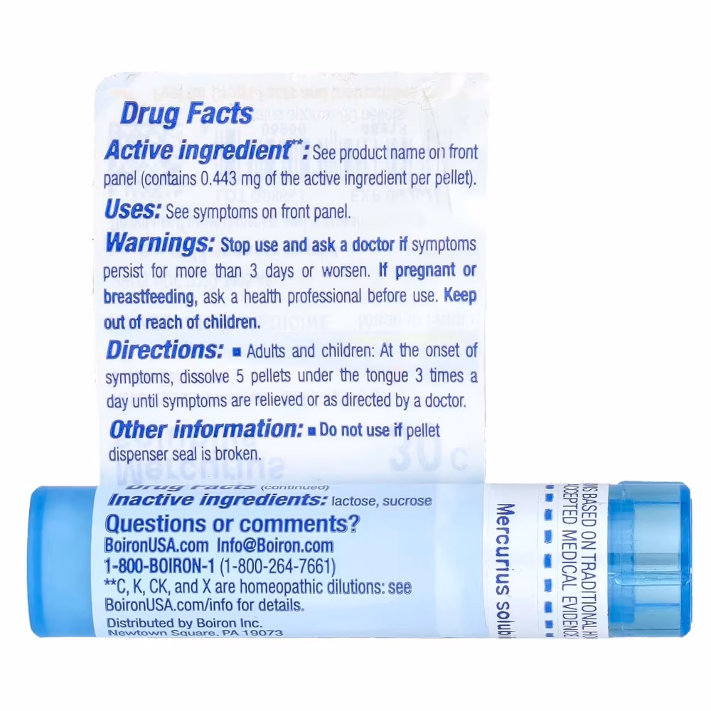 Boiron Mercurius Solubilis 200CH Tablets  3