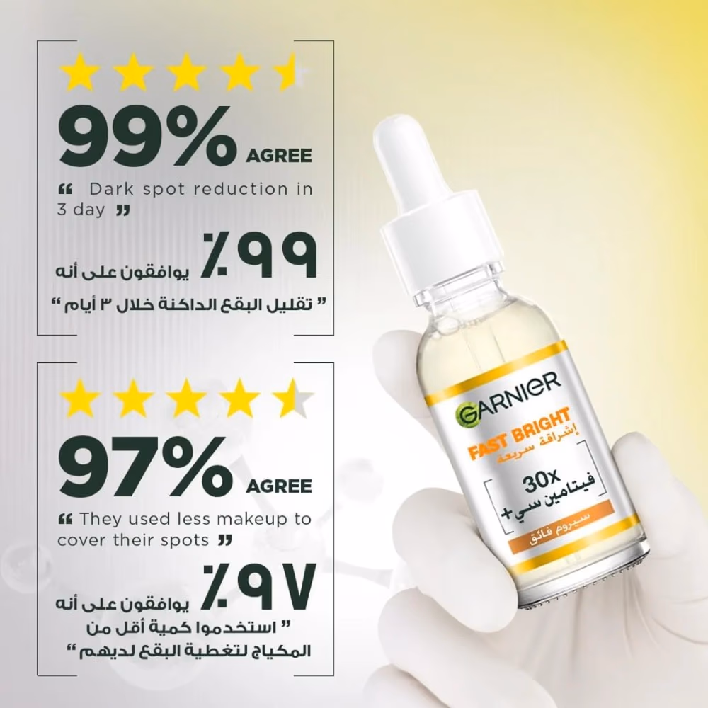 Garnier Vitamin C Brightening Serum 30ml 4