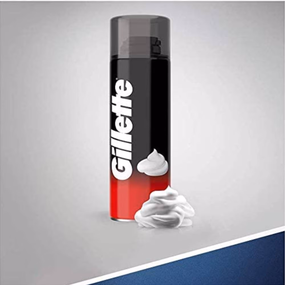Gillette Classic Regular Shaving Foam 200ml 2