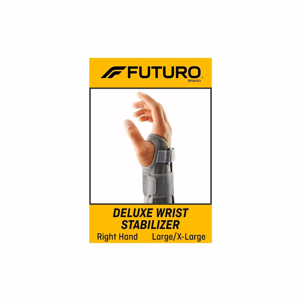 3M Futuro Wrist Deluxe Stabilizer (09137) - Right Hand - Large/XL Size - 1 Wrist Stabilizer 2