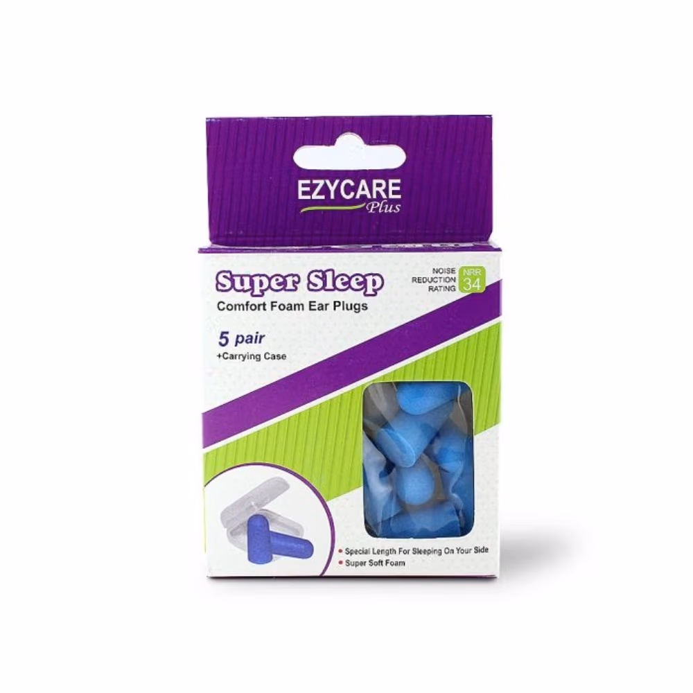 EzyCare Super Sleep Comfort Foam Ear Plugs 2