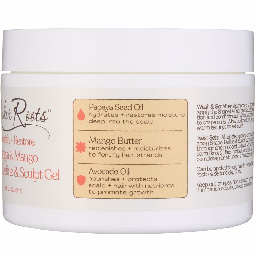 Rucker Roots Nourish and Restore Papaya and Mango Deep Conditioning Mask 236ml 2