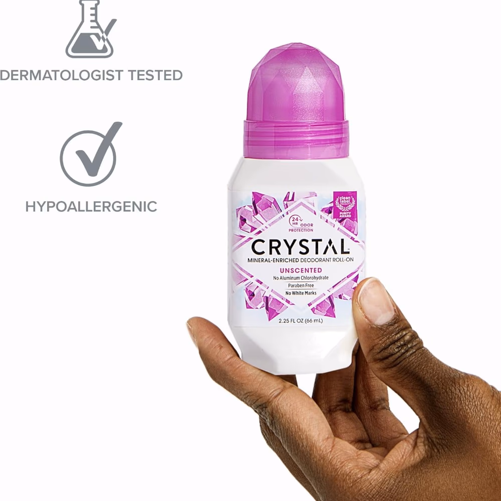 Crystal Mineral Deodorant Roll-On Unscented 66ml 4