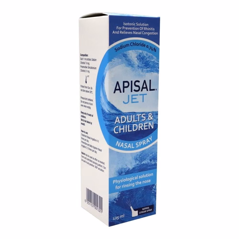 Apisal Jet Adult & Children Nasal Spray 125ml 5