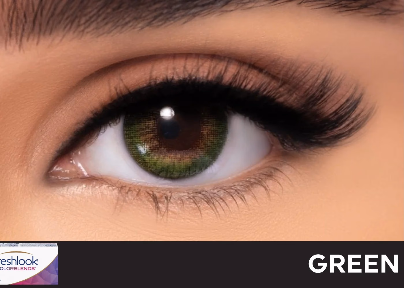 FreshLook ColorBlends Green – 2 Monthly Lenses 5