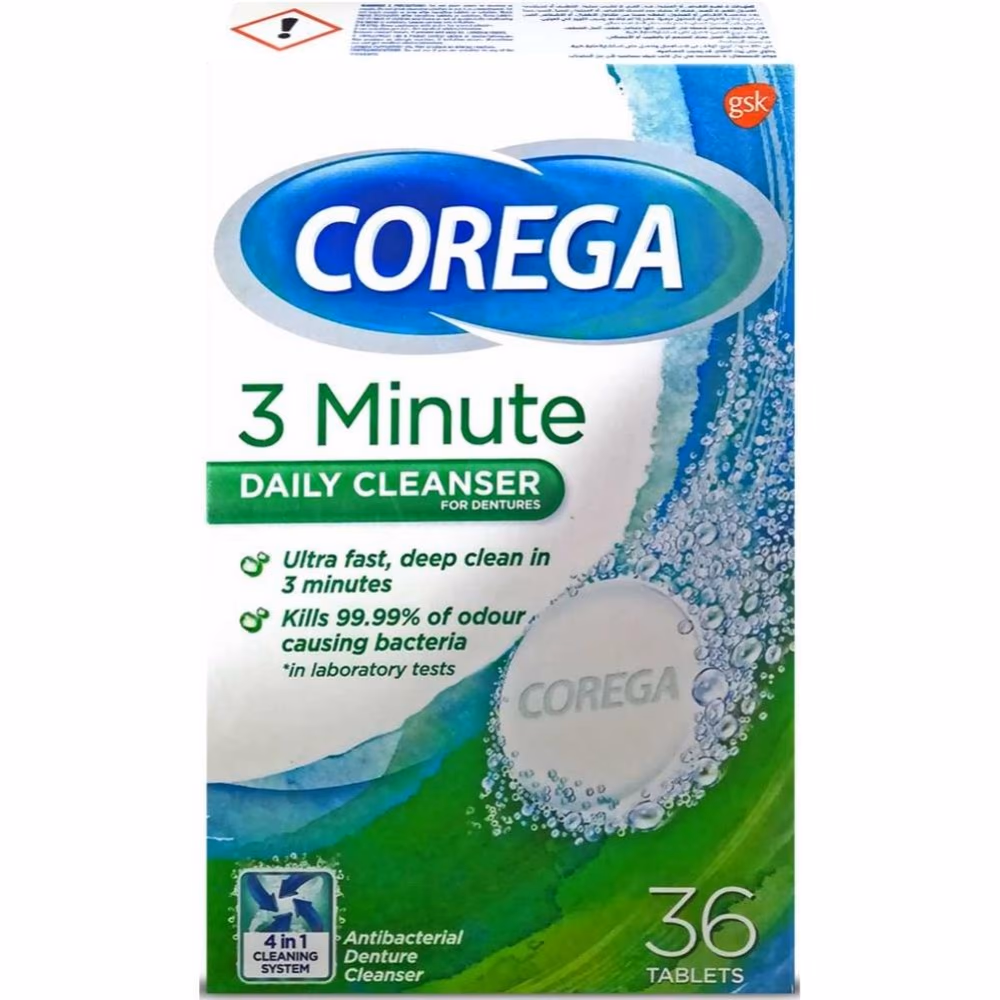 ​Corega Denture Cleansing Tablets 36s 2