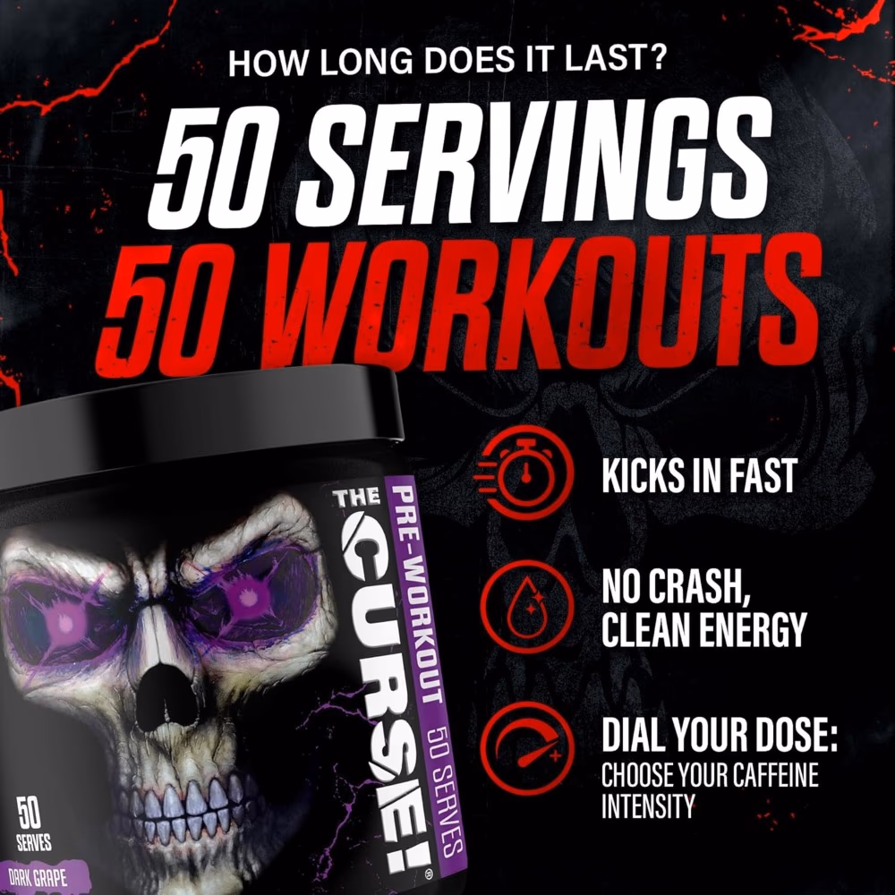 JNX Sports The Curse Dark Grape 50 Servings 3