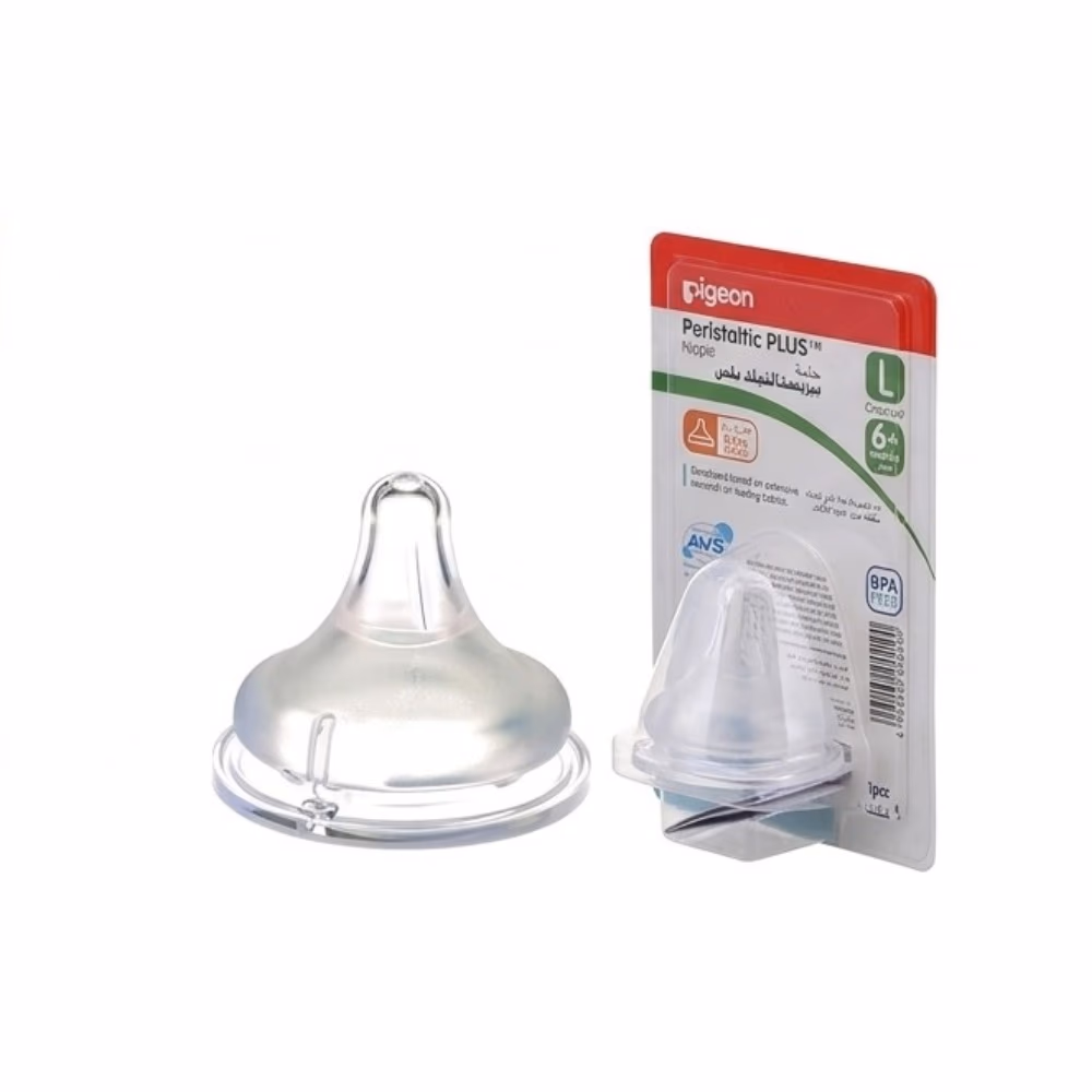 Pigeon Wide Neck Nipple Peristalsis Plus L 1S 2