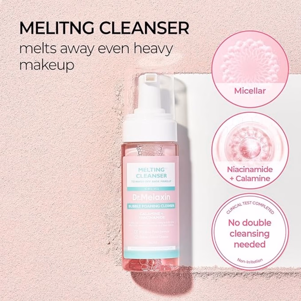 Dr Melaxin Bubble Foaming Melting Cleanser 150ml 4