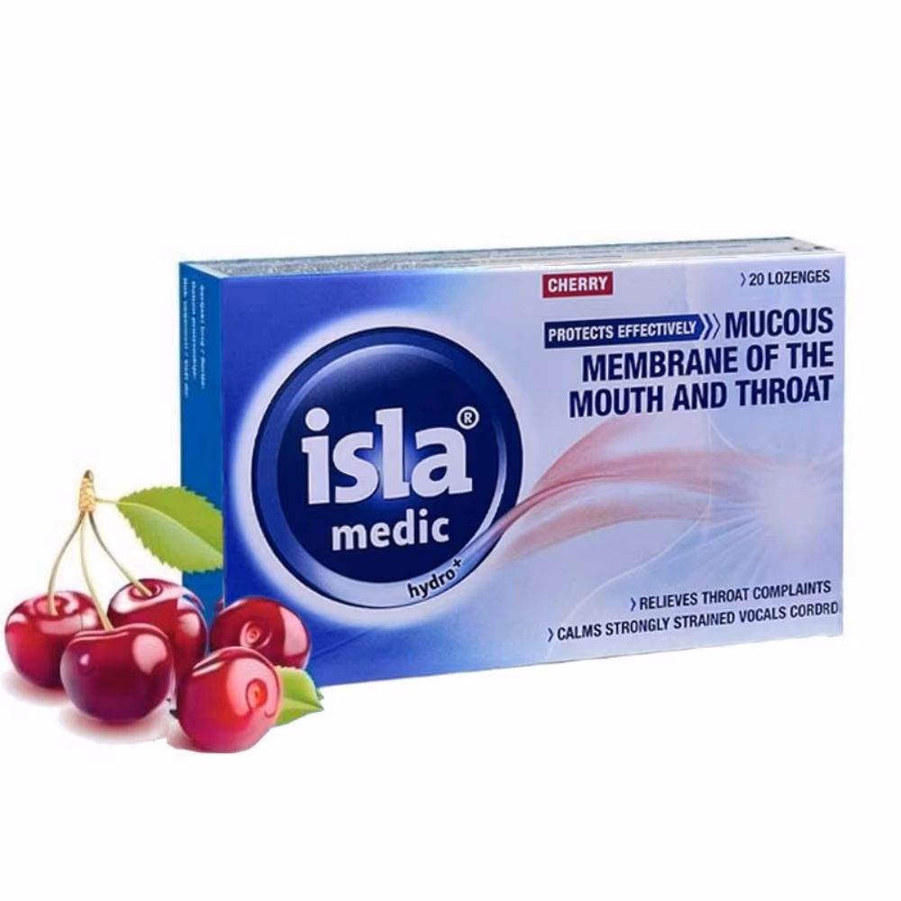 Isla Medic Hydro+ Cherry Lozenges (20 Lozenges) 2