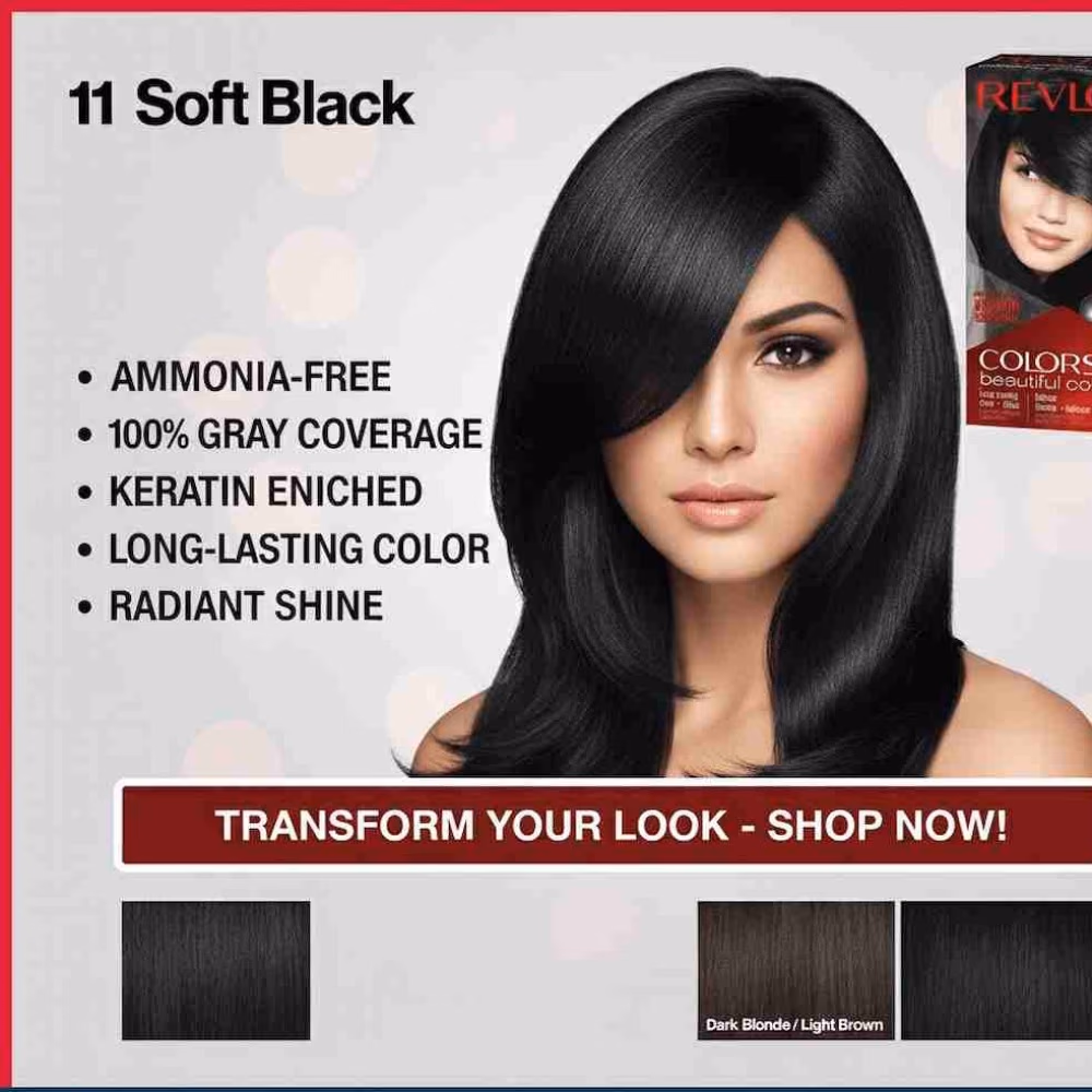 Revlon Colorsilk 11 Soft Black Hair Color 2