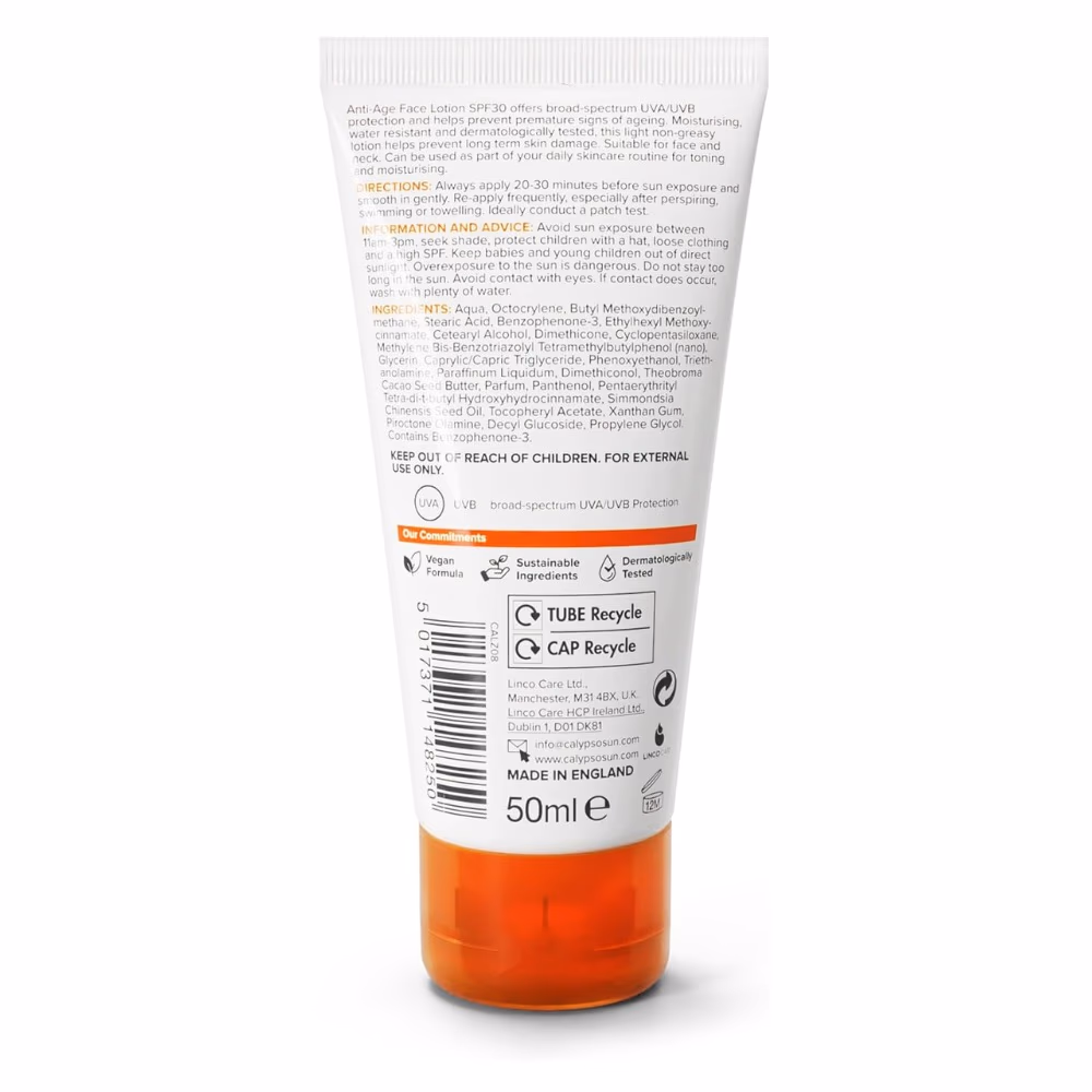 Calypso Anti-Age Face Lotion SPF 30 50ml 2