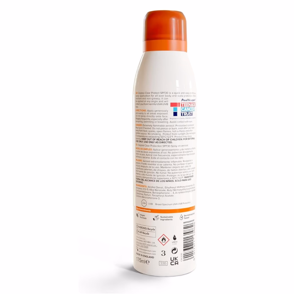 Calypso Clear Protect Dry Mist Spray SPF 30 175ml 2