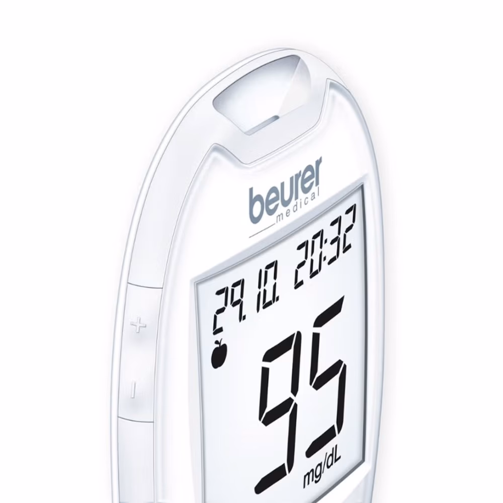 Beurer GL44 Blood Glucose Monitor White 3