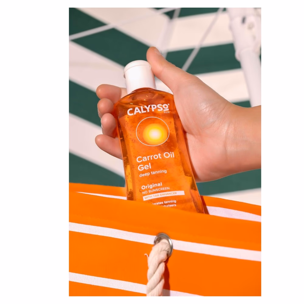Calypso Carrot Oil Gel with Tan Extender 200ml 3