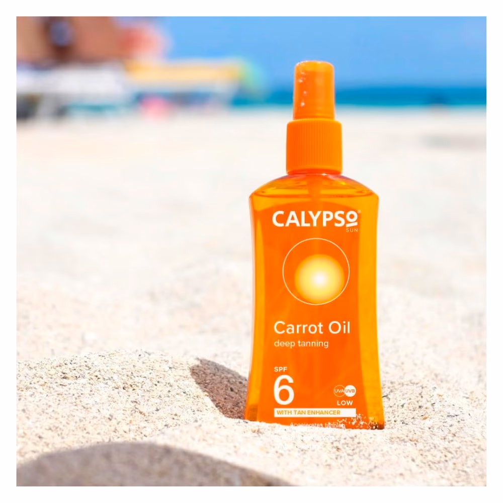 Calypso Carrot Oil SPF 6 Deep Tanning Oil 200ml 3