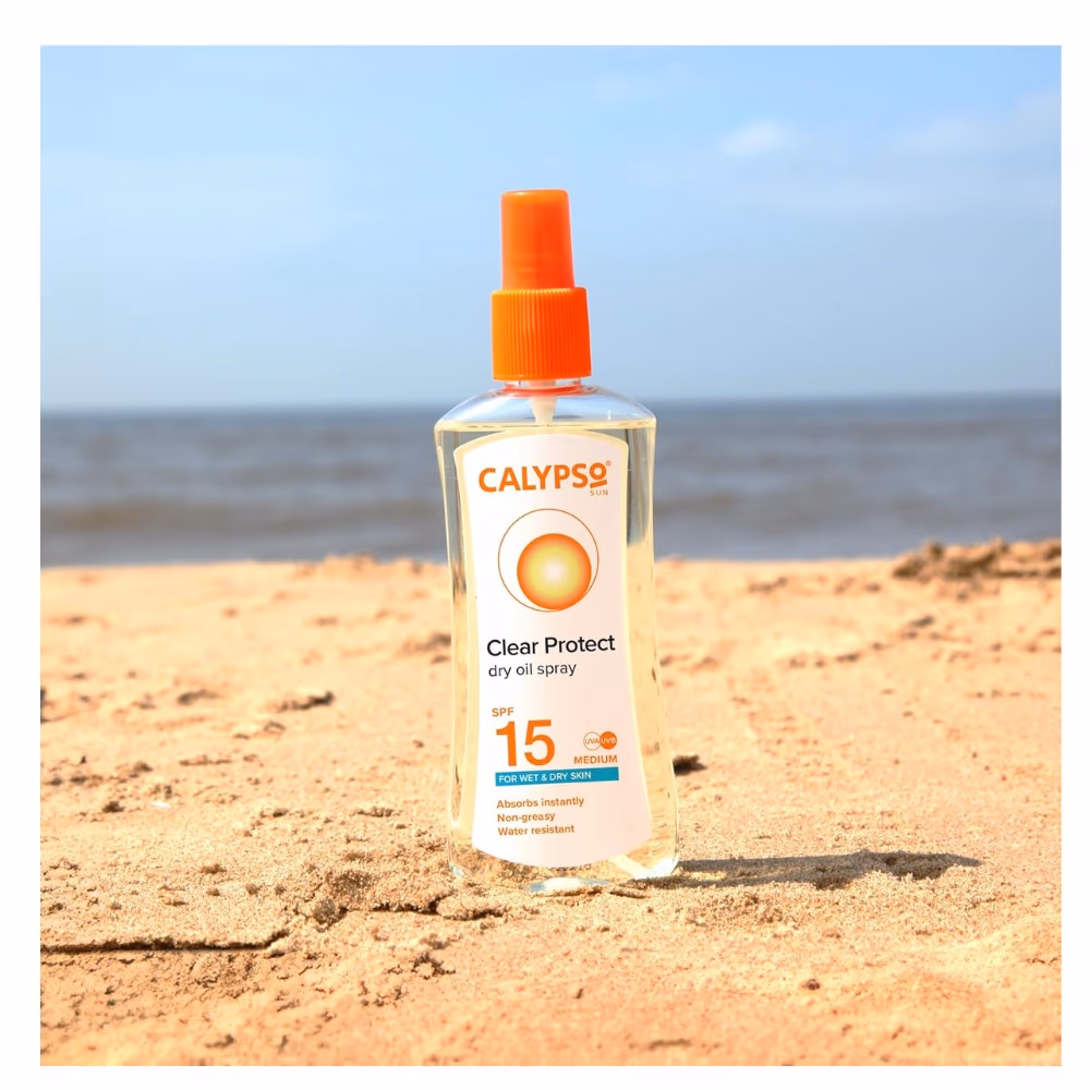Calypso Clear Protect SPF15 Dry Oil Spray 200ml 3