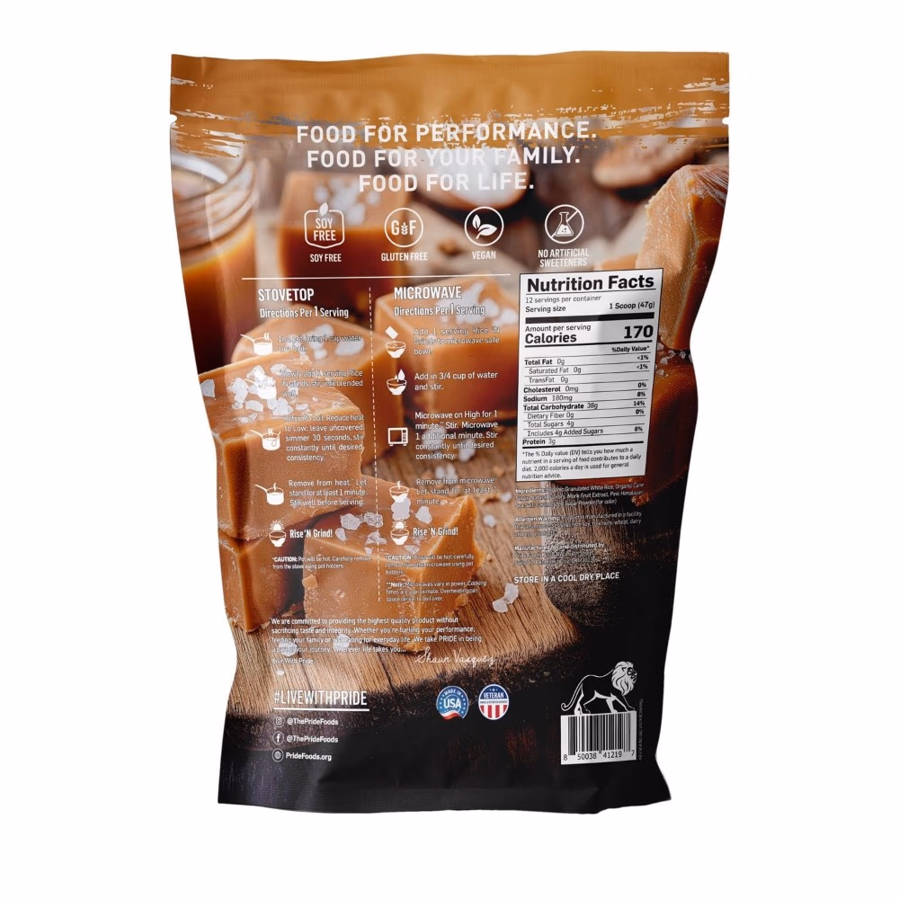 Pride Foods Rice N Grinds Salted Caramel 564g 2