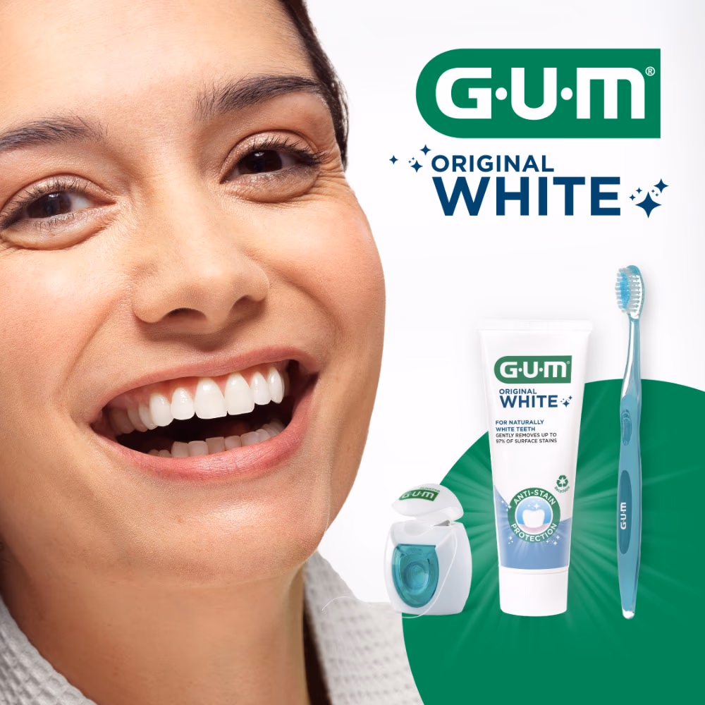 GUM Original White Toothpaste 75ml with Fluoride 5