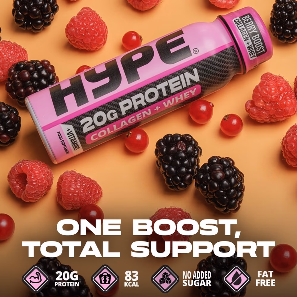Hype Protein RTD Collagen + Whey Berry Boost 100ml 2