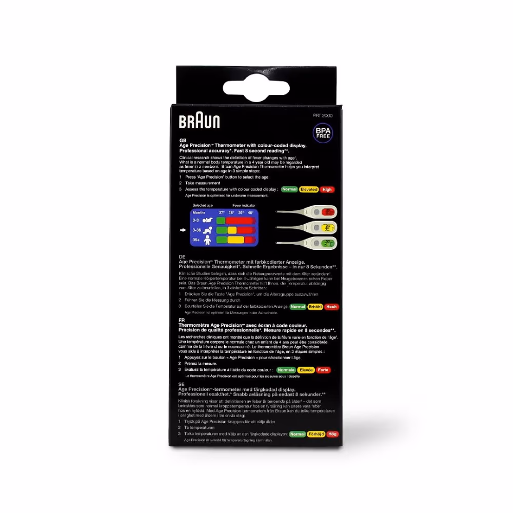 Braun PRT 2000 Digital Thermometer 2