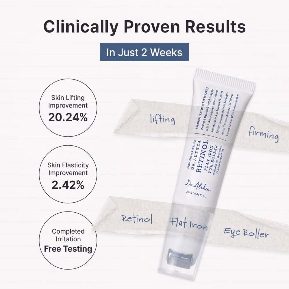 Dr Althea Retinol Flat Iron Eye Roller 25ml 5
