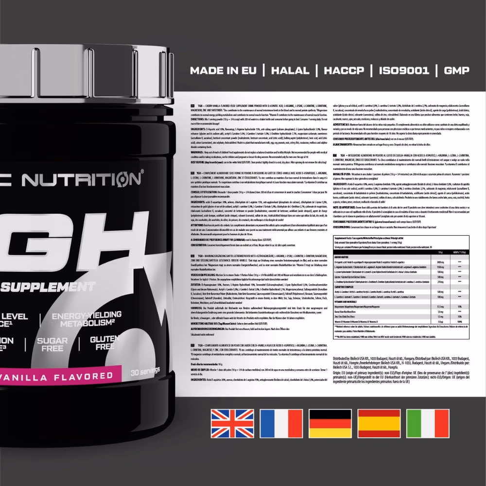 Scitec TGH Powder Vanilla 300g 2