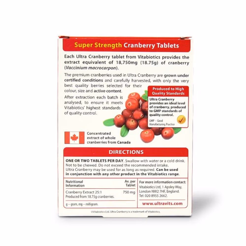 Vitabiotics Ultra Cranberry Cap 30S 2