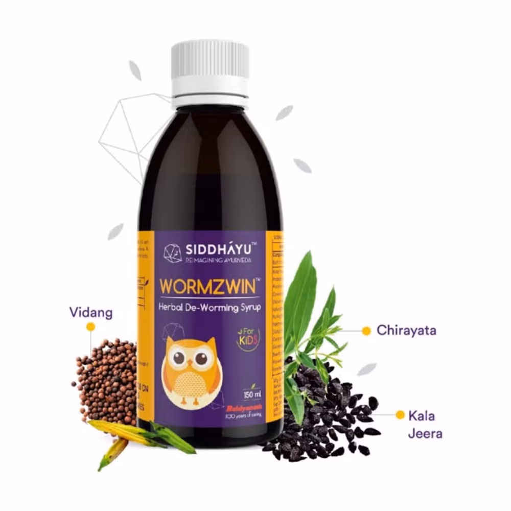 Siddhayu Wormzwin Herbal Syrup 150ml 2