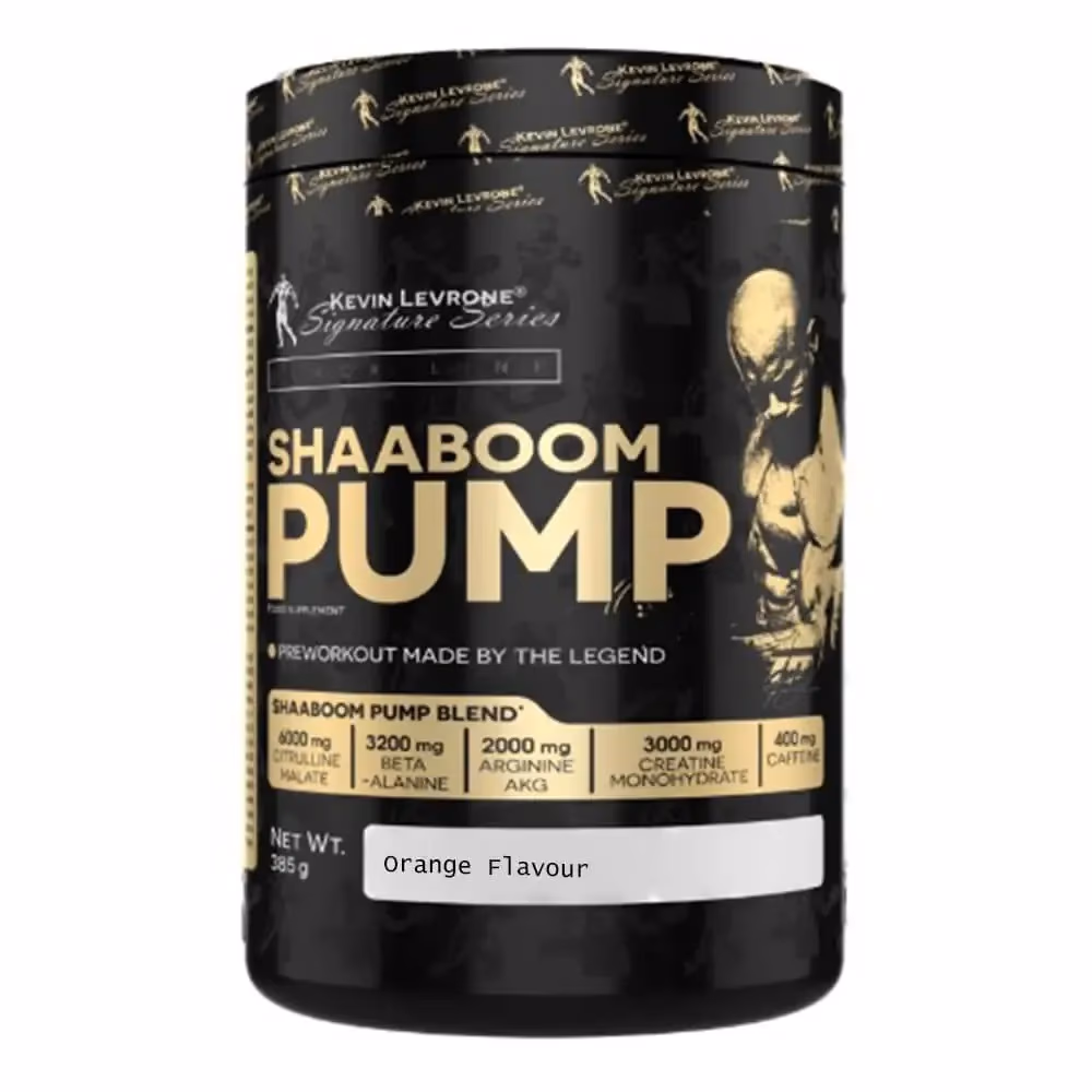 Kevin Levrone Shaaboom Pump 385gm - Orange Mango Flavour 4