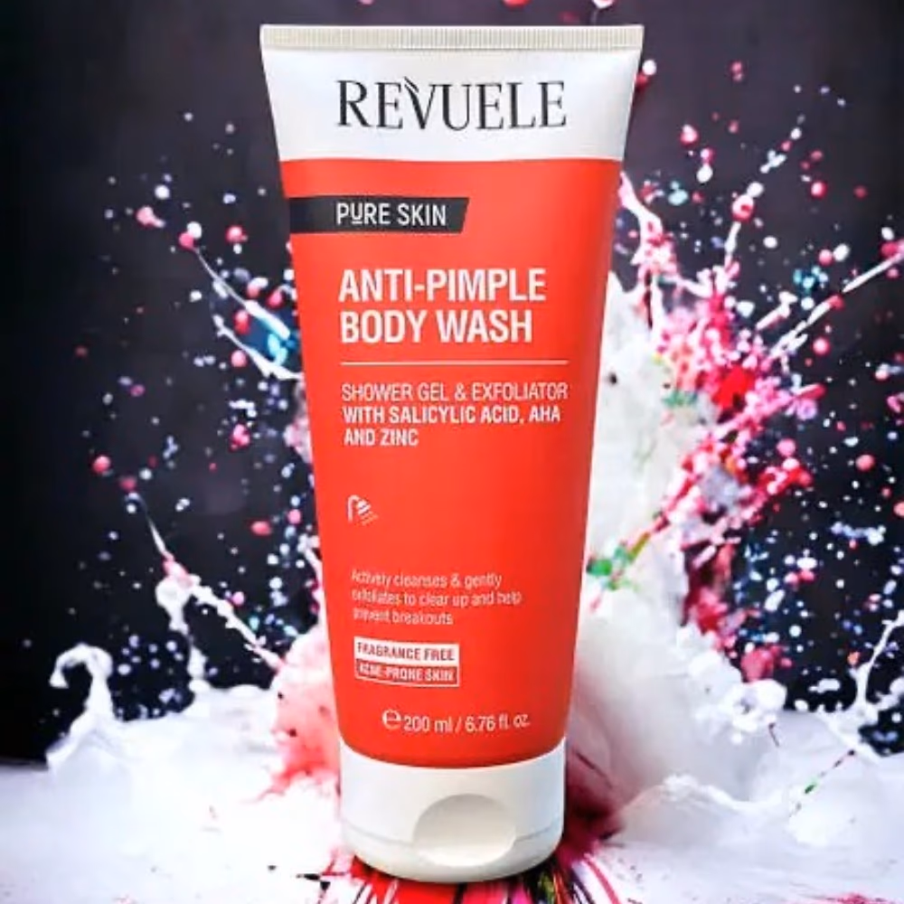 Reveule Pure Skin Anti-Pimple Body Wash 200ml 4