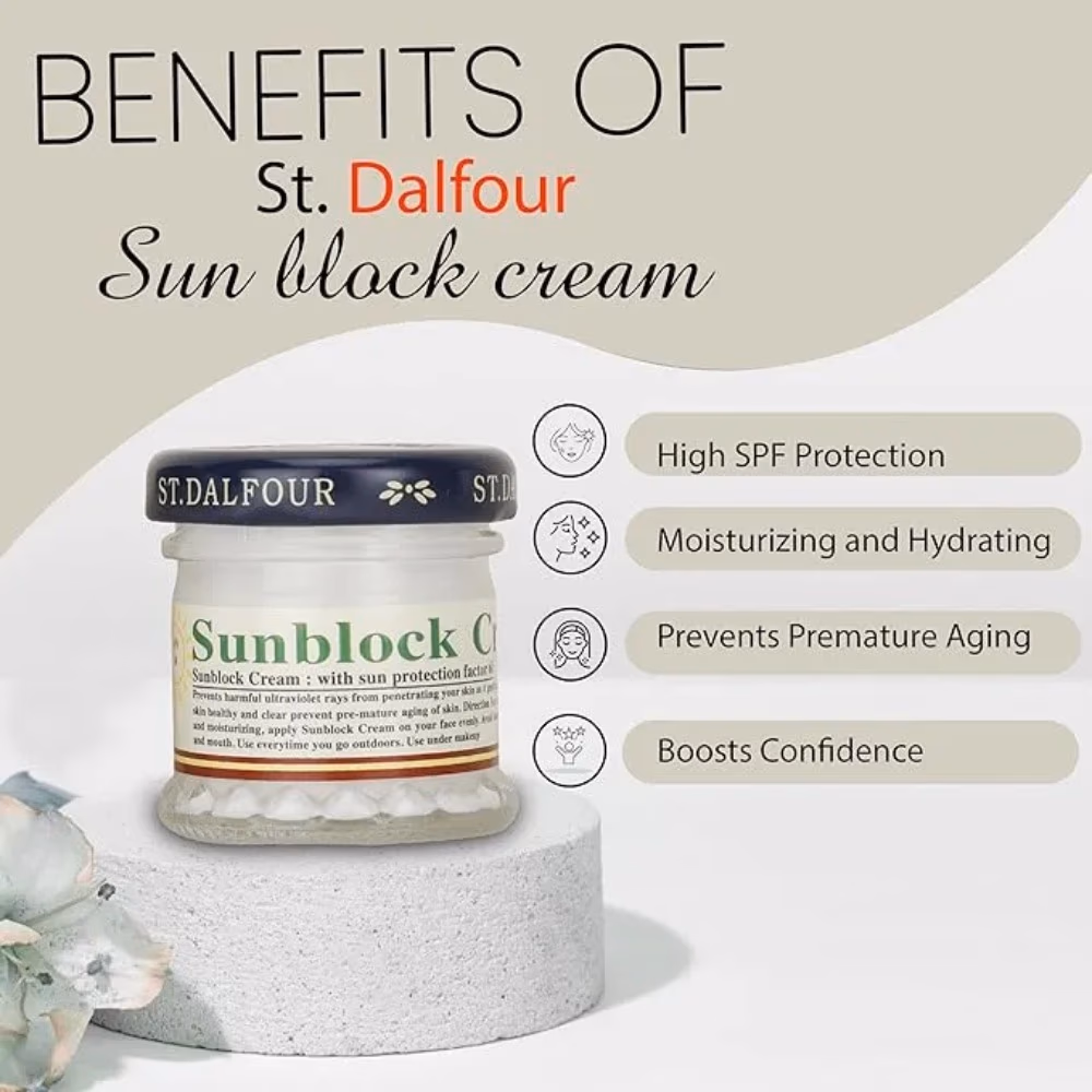 St Dalfour Sunblock Original Cream 3