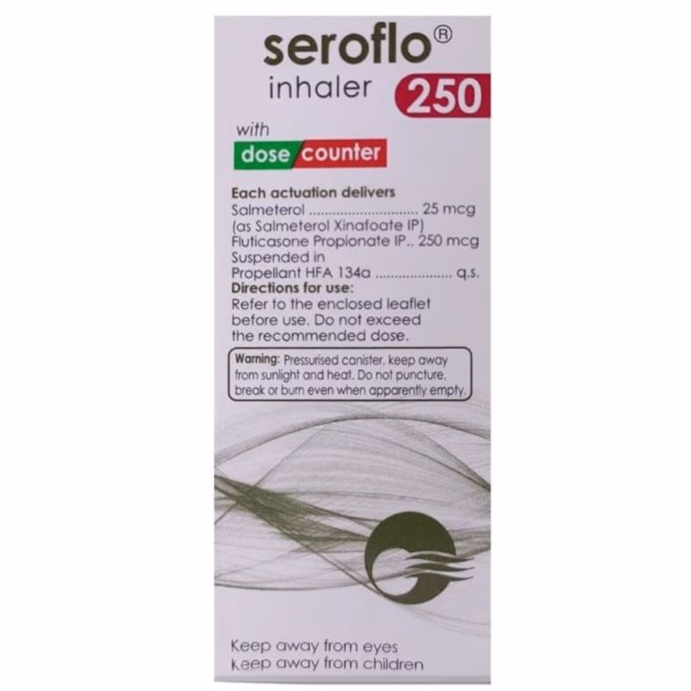 SEROFLO 250mcg Inhaler 120 Doses 3