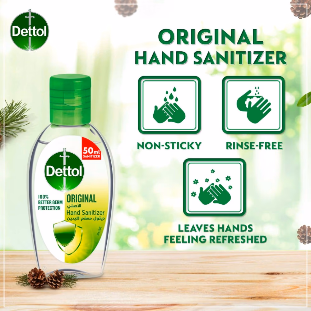 Dettol Original Hand Sanitizer 50ML 3