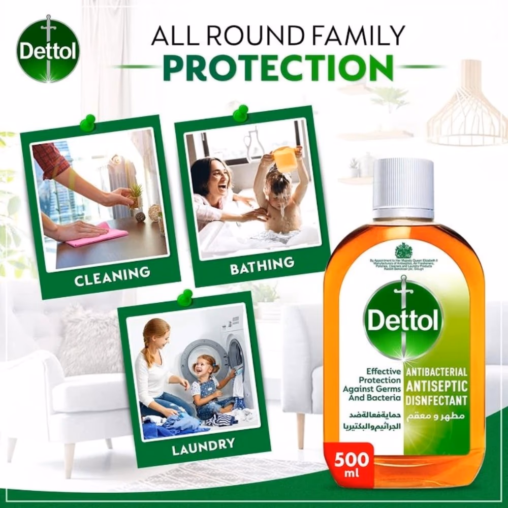 Dettol Antiseptic Liquid 500ml 3
