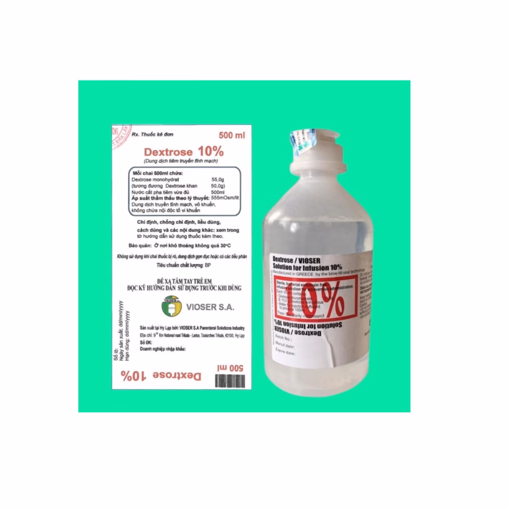 Dextrose 10% IV Infusion 500mL 2