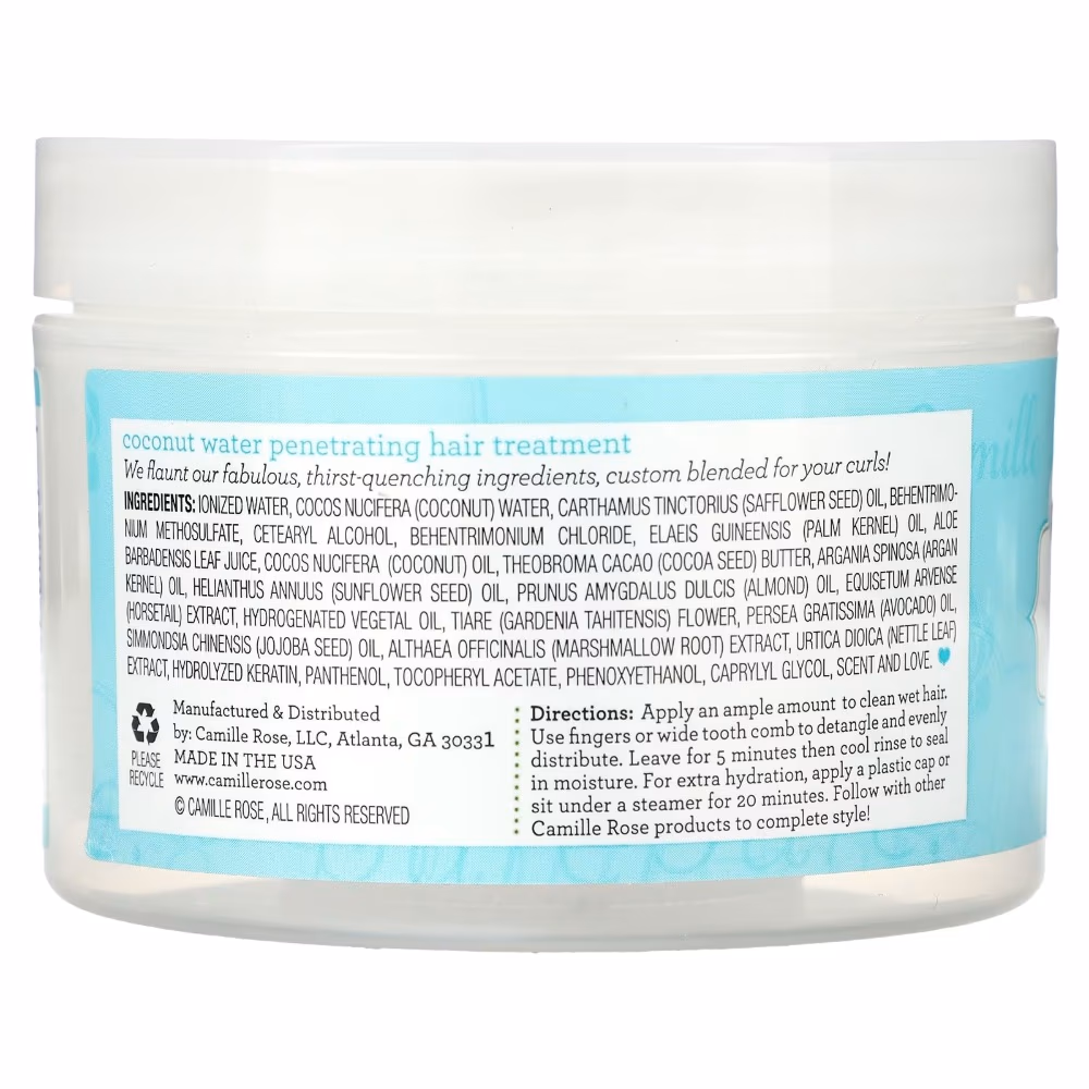 Camille Rose Coconut Water Penetrating Hair Treatment 240 ml 4